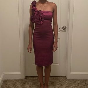 Iridescent Purple Evening Gown